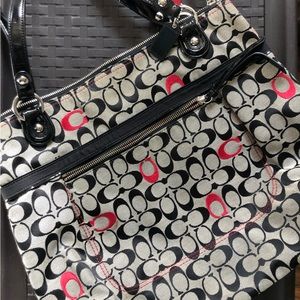 Coach Poppy Embossed Signature C Bag